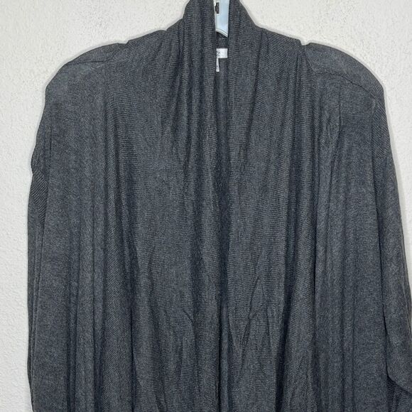 Cache Wrap Cover-Up Sweater‎ Gray - Picture 3 of 9